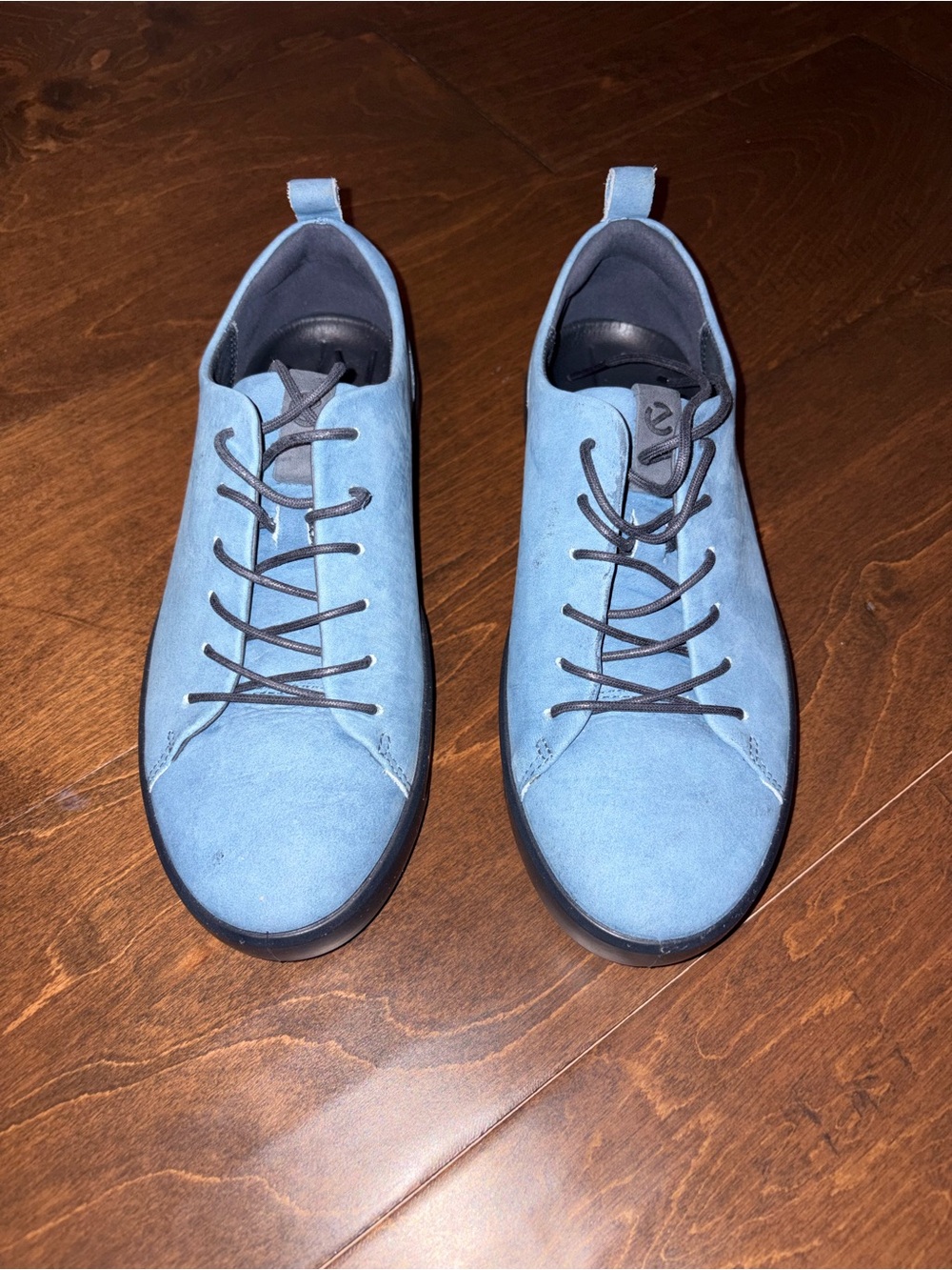 Ecco Sneakers - Light Blue Women’s Casual Lace-Up Shoes